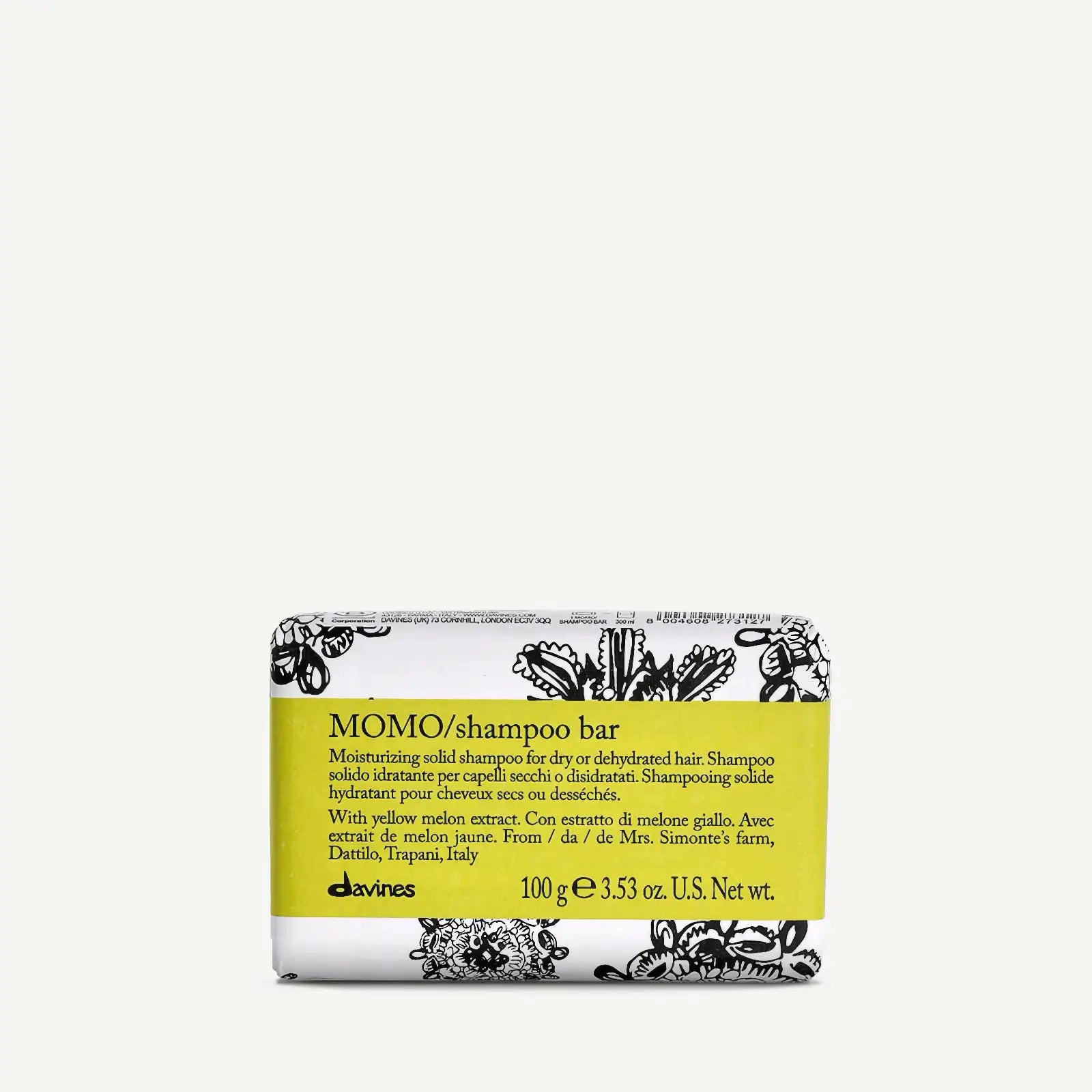 Davines MOMO moisturizing solid shampoo