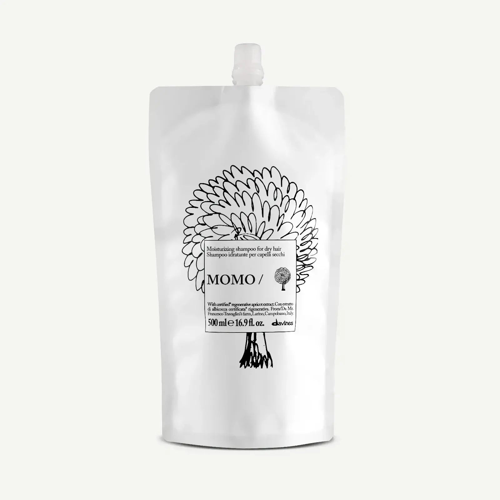 Davines MOMO moisturizing shampoo
