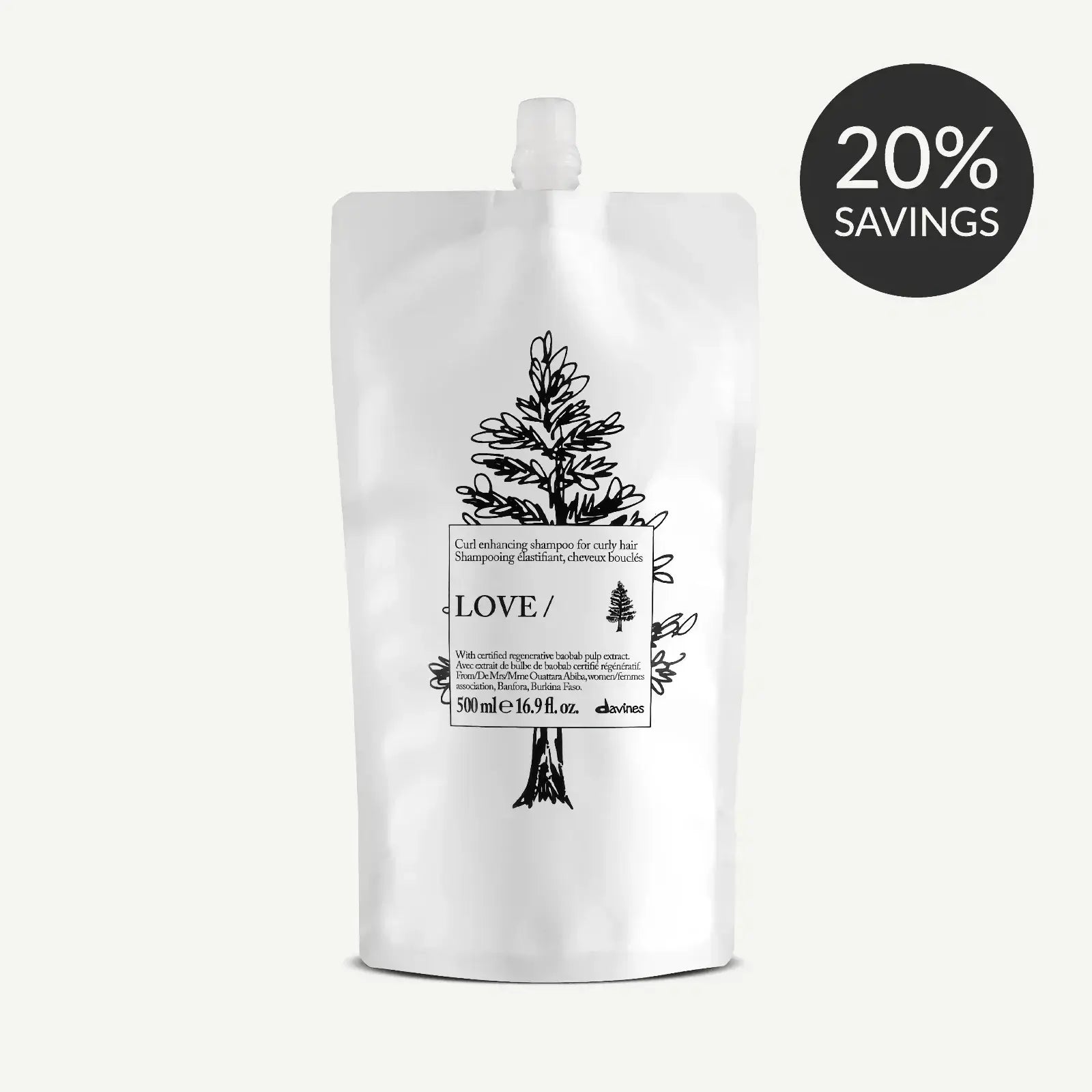 Davines LOVE curl-enhancing shampoo