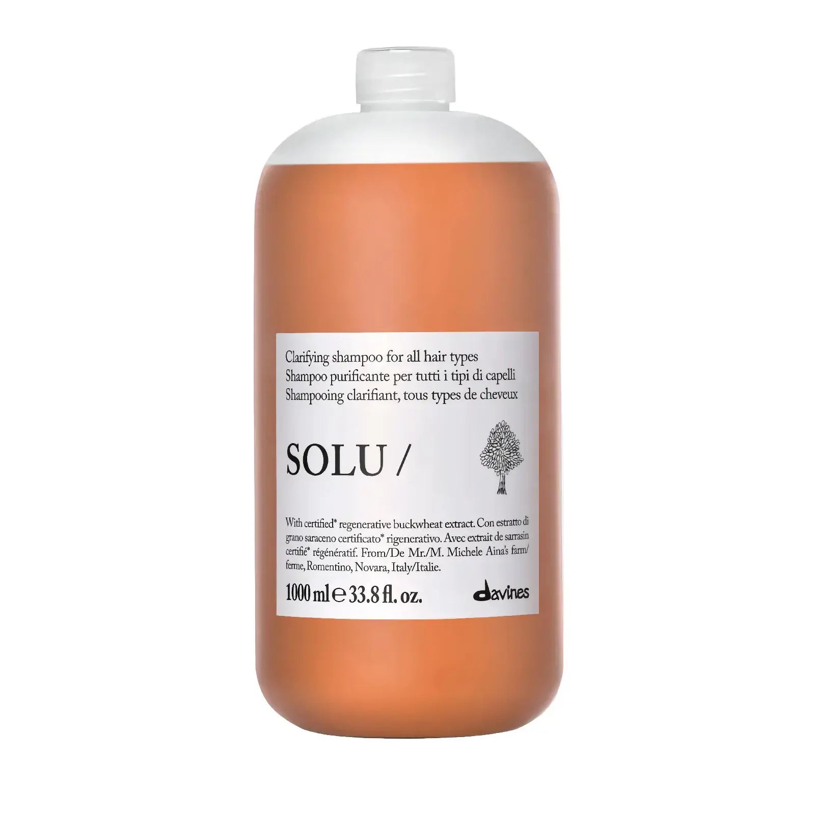 Davines SOLU clarifying shampoo