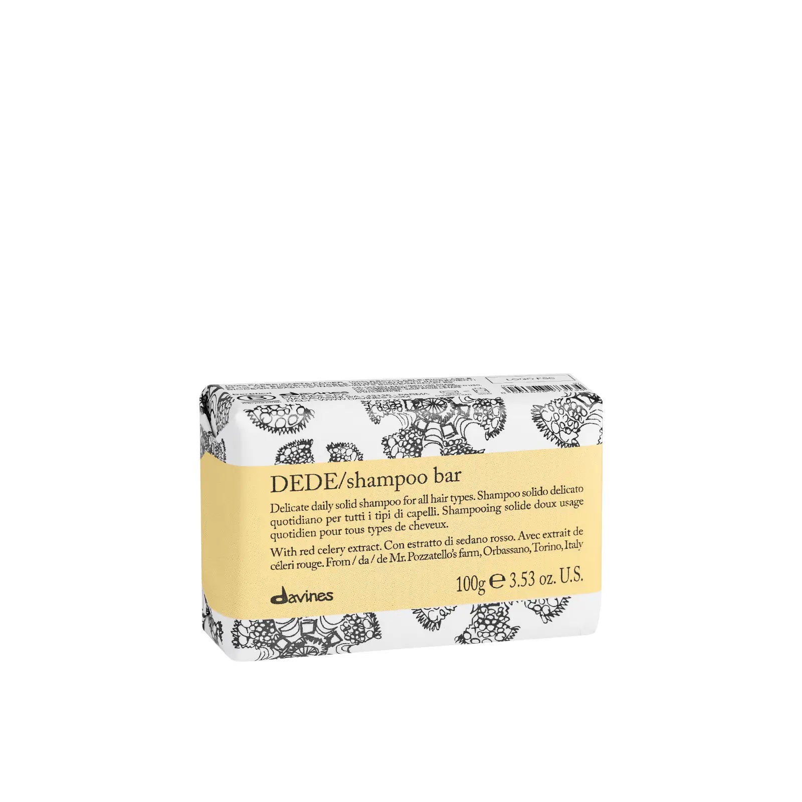Davines Solid Shampoo Bar - Dede 100 g